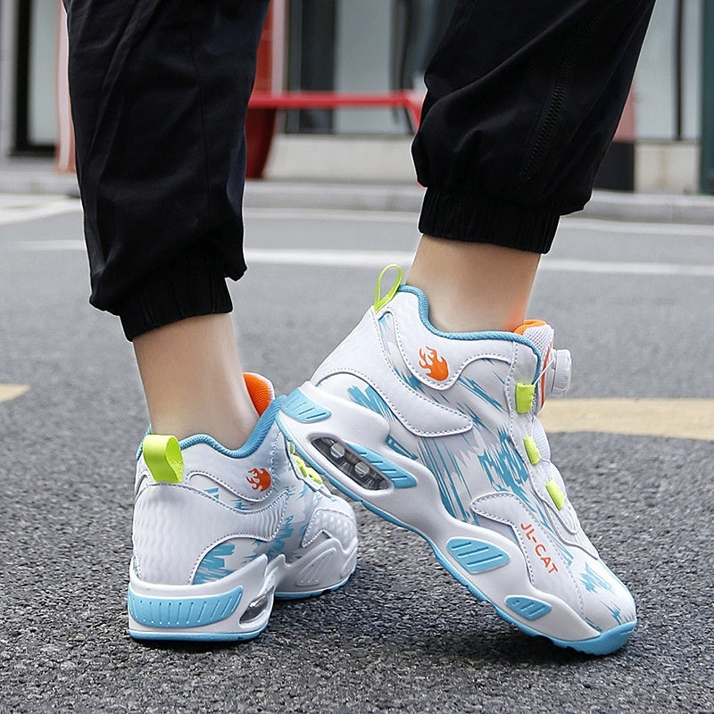 Cushion Rotating Button Running Shoes. - PryTheory