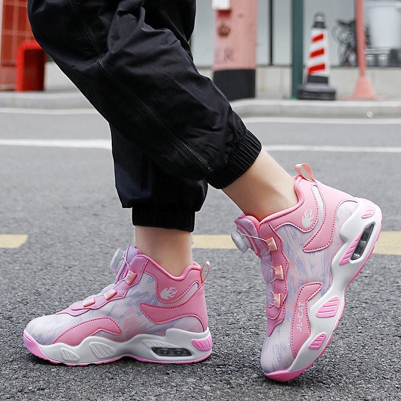 Cushion Rotating Button Running Shoes. - PryTheory