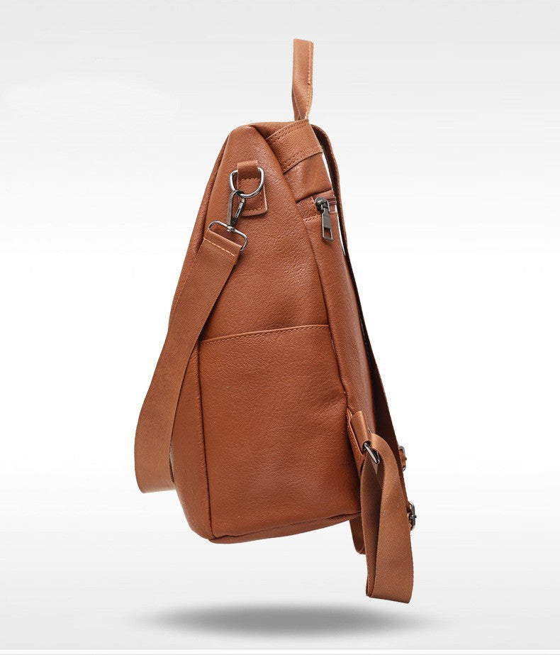 'Solid Color Large Capacity Backpack - PryTheory
