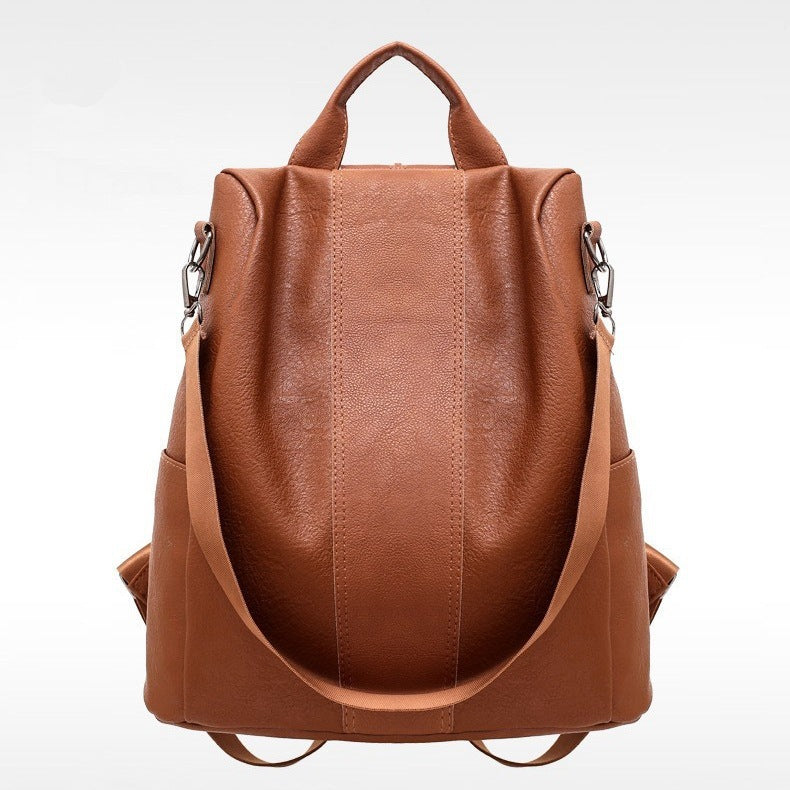 'Solid Color Large Capacity Backpack - PryTheory