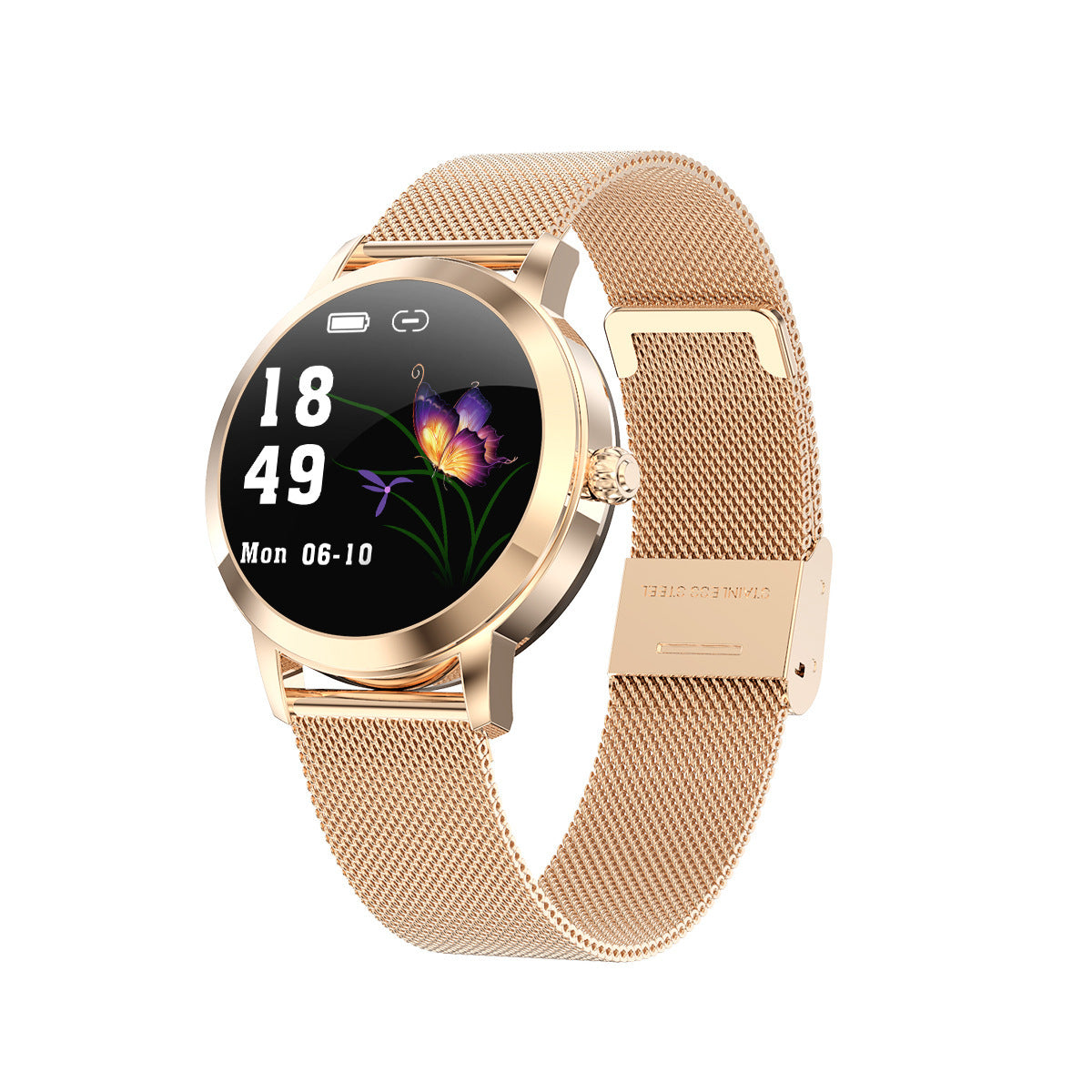 Smart Watch Round Bluetooth Paired Pedometer Heart Rate. - PryTheory