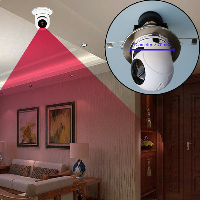 Bulb Shaking Head Machine Yilot APP Wireless WIFI Camera Home Security Monitoring - PryTheory