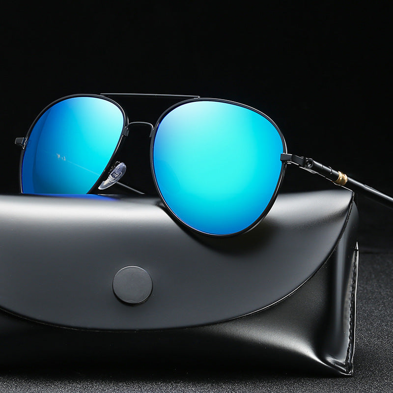Polarized Sunglasses Men's Metal Sunglasses Color Film Sunglasses - PryTheory