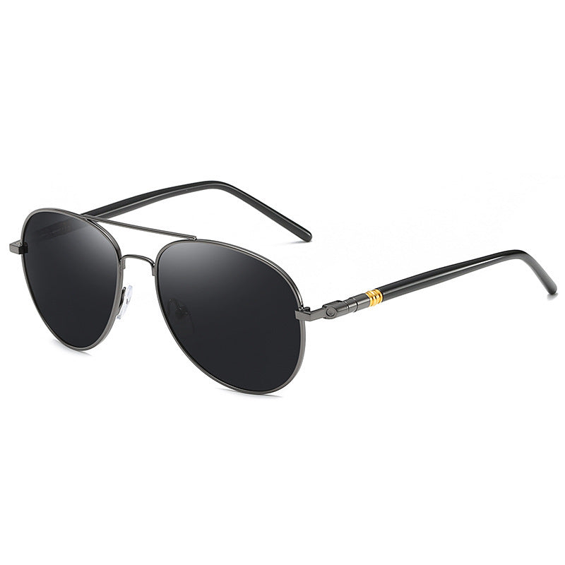 Polarized Sunglasses Men's Metal Sunglasses Color Film Sunglasses - PryTheory