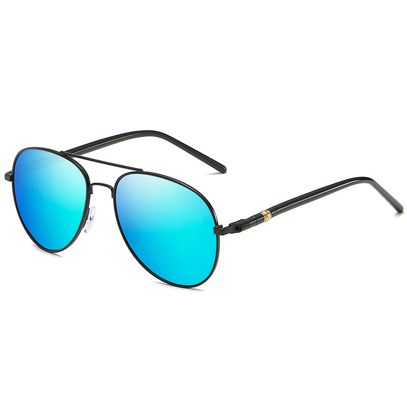 Polarized Sunglasses Men's Metal Sunglasses Color Film Sunglasses - PryTheory