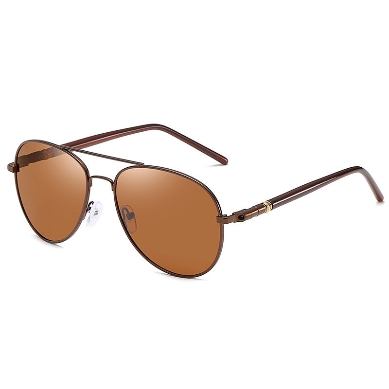 Polarized Sunglasses Men's Metal Sunglasses Color Film Sunglasses - PryTheory