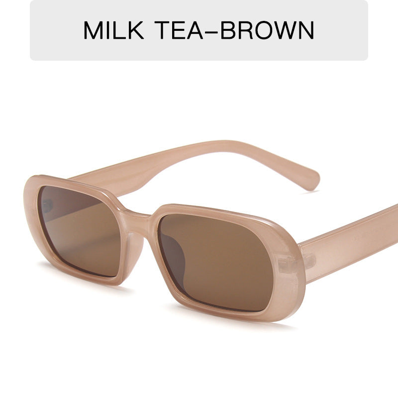 Retro Small Frame Sunglasses Female Candy Color Colorful Fashion Sunglasses - PryTheory