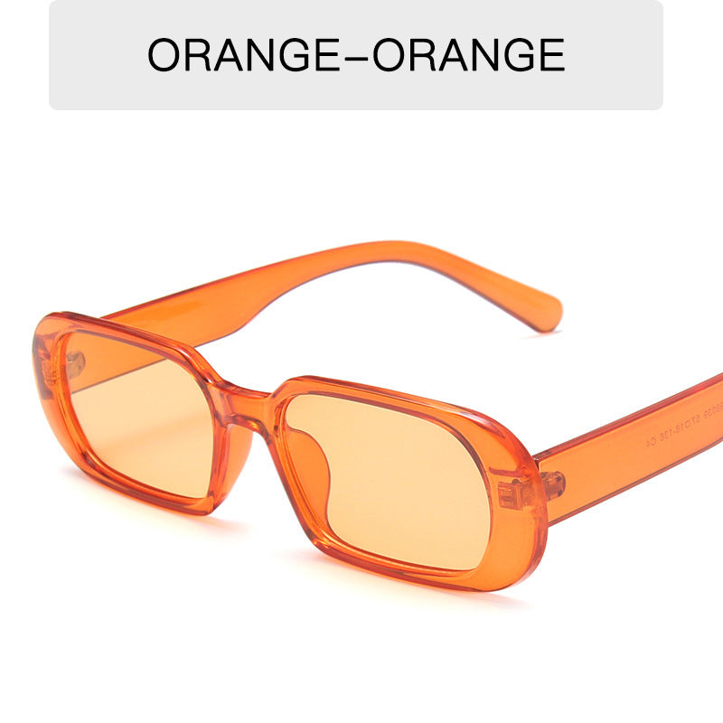 Retro Small Frame Sunglasses Female Candy Color Colorful Fashion Sunglasses - PryTheory