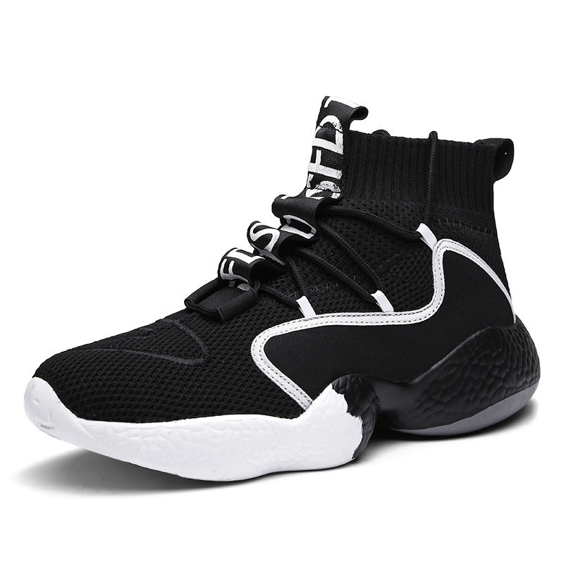 Flying Knit High-Top Shoes - PryTheory