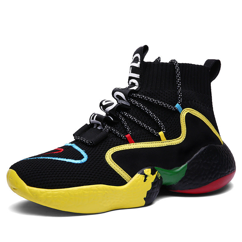 Flying Knit High-Top Shoes - PryTheory