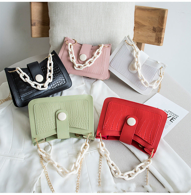 Fashion Stone Pattern Shoulder Handbag - PryTheory