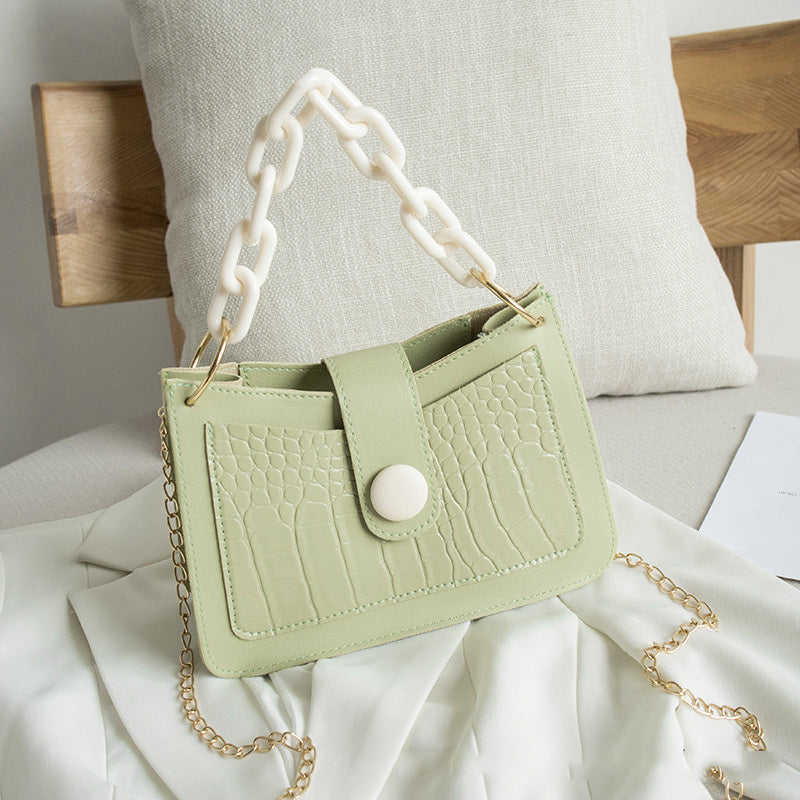 Fashion Stone Pattern Shoulder Handbag - PryTheory