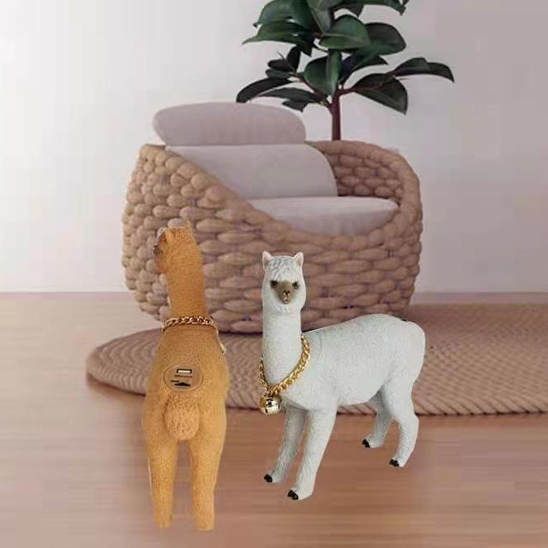 Cartoon Alpaca Card FM Radio/ Wireless Subwoofer Sound Box For PC Computer Audio Center. - PryTheory