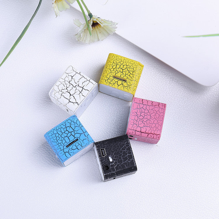 Mini Card Water Cube Colorful Lights External Mp3 Player. - PryTheory