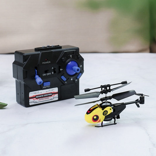 Mini Helicopter 35 Channel Crash-Resistant Remote Control Pocket Fingertip Flyer Model Kids Toy Plane