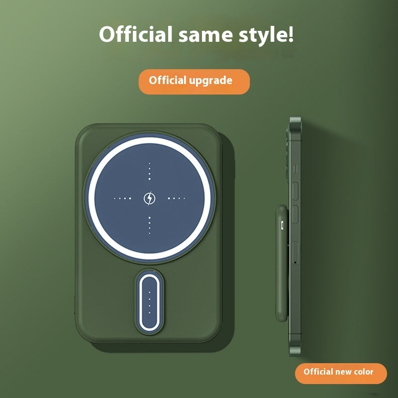 'Magsafe Magnetic Wireless Charger 5000 MA Power Bank - PryTheory
