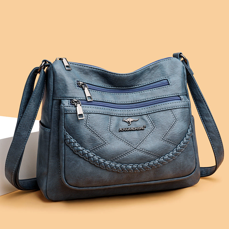 .Shoulder Bag Soft Leather Large Capacity - PryTheory