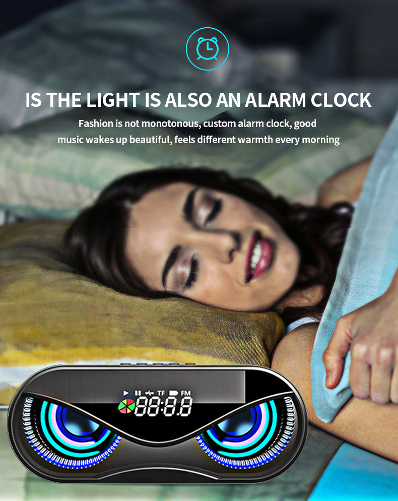 Colorful Lights/Dual Speakers/ Digital Buttons/ Bluetooth Speaker. - PryTheory
