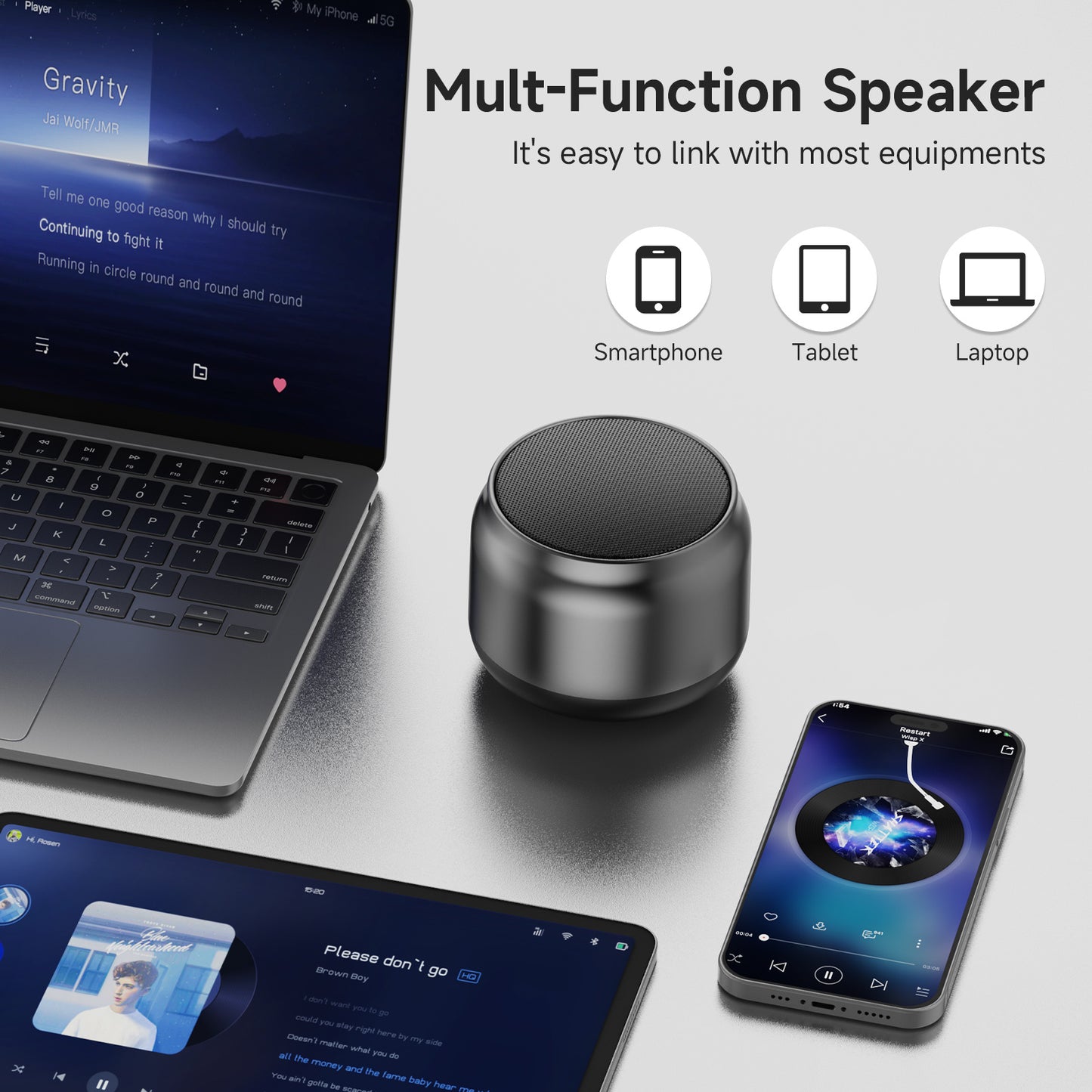 JYX L6 Portable Bluetooth Speaker & Powerful Sound And Deep Bass Party Speaker For Home & Outdoor And Travel. - PryTheory