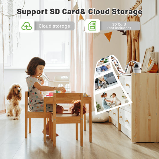 *2-WAY VIDEO CALL PTZ WIFI SECURITY CAM