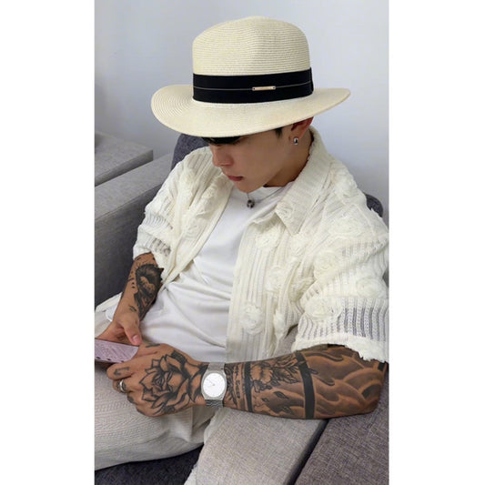 Heavy Industry Three-dimensional Floral Short-sleeved Shirt - PryTheory