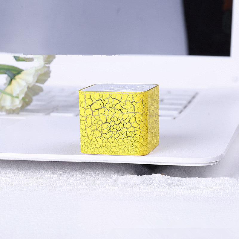 Mini Card Water Cube Colorful Lights External Mp3 Player. - PryTheory