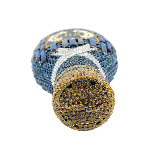 Champagne Bottle Diamond Hand Holding Dinner Bag - PryTheory