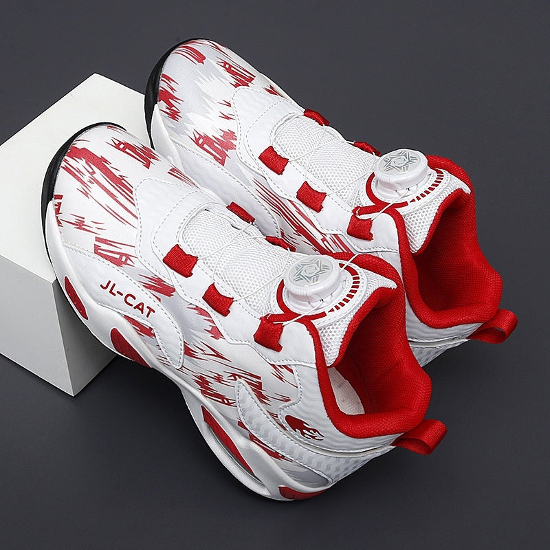 Cushion Rotating Button Running Shoes. - PryTheory