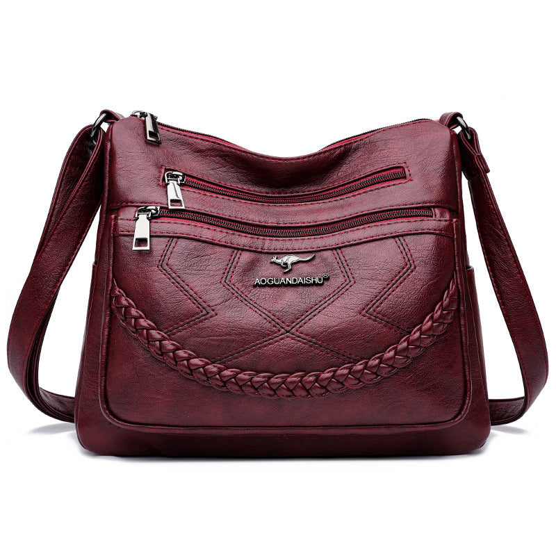 .Shoulder Bag Soft Leather Large Capacity - PryTheory