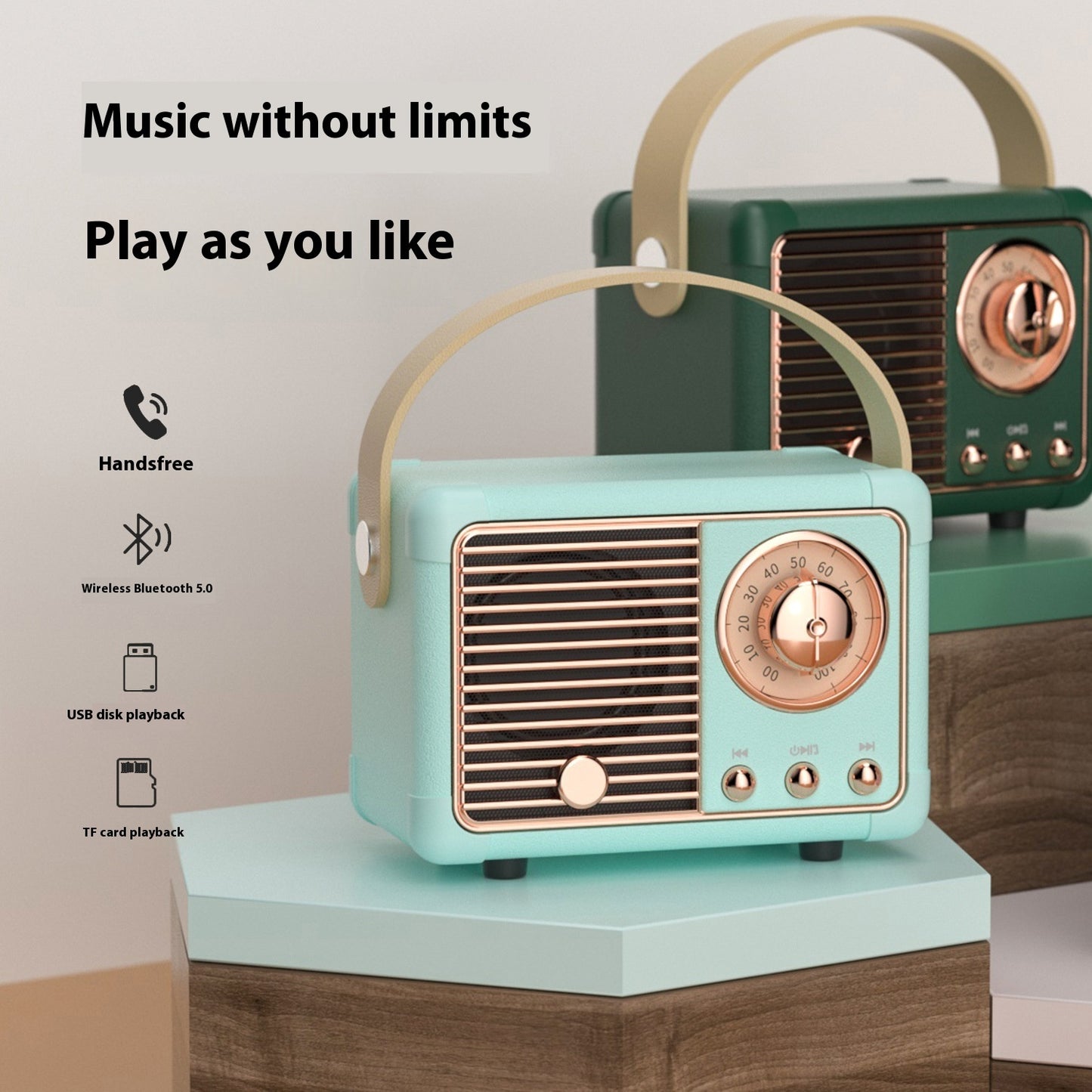 Mini/Wireless/ Vehicle-mounted Speakers Desktop Audio. - PryTheory