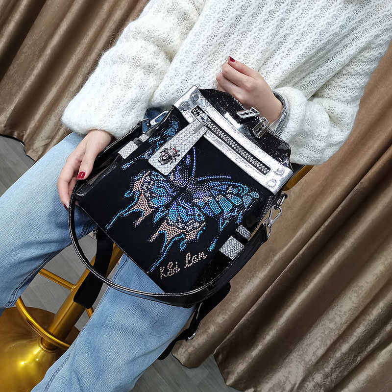 Delicate Rhinestone Personality Butterfly Shoulder Bag. - PryTheory