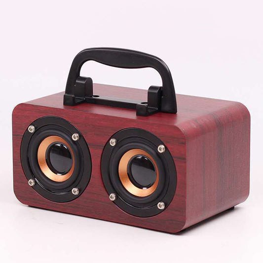 *WOODEN BT SPEAKER-OUTDOOR