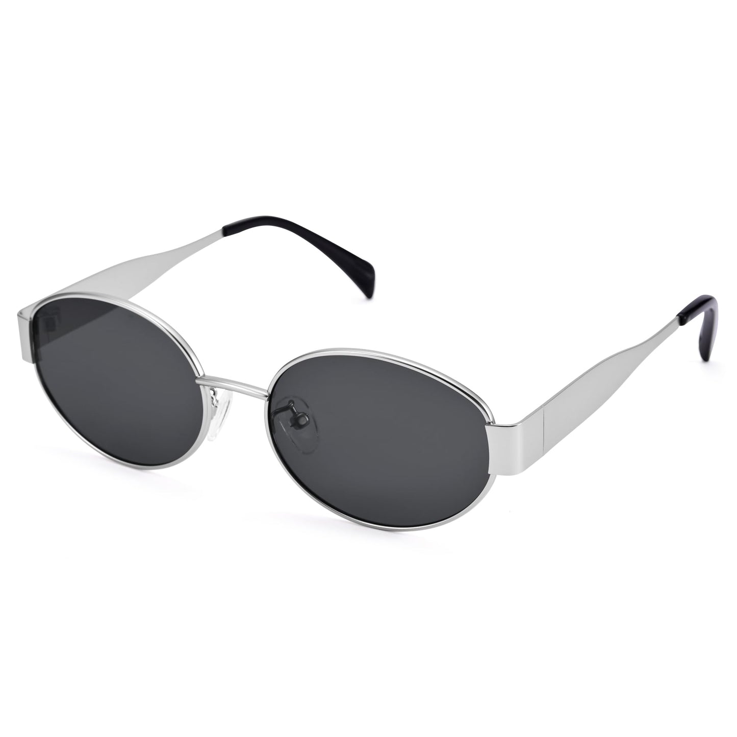 Retro Oval Gold Sun- Fashion Metal Frame Shades