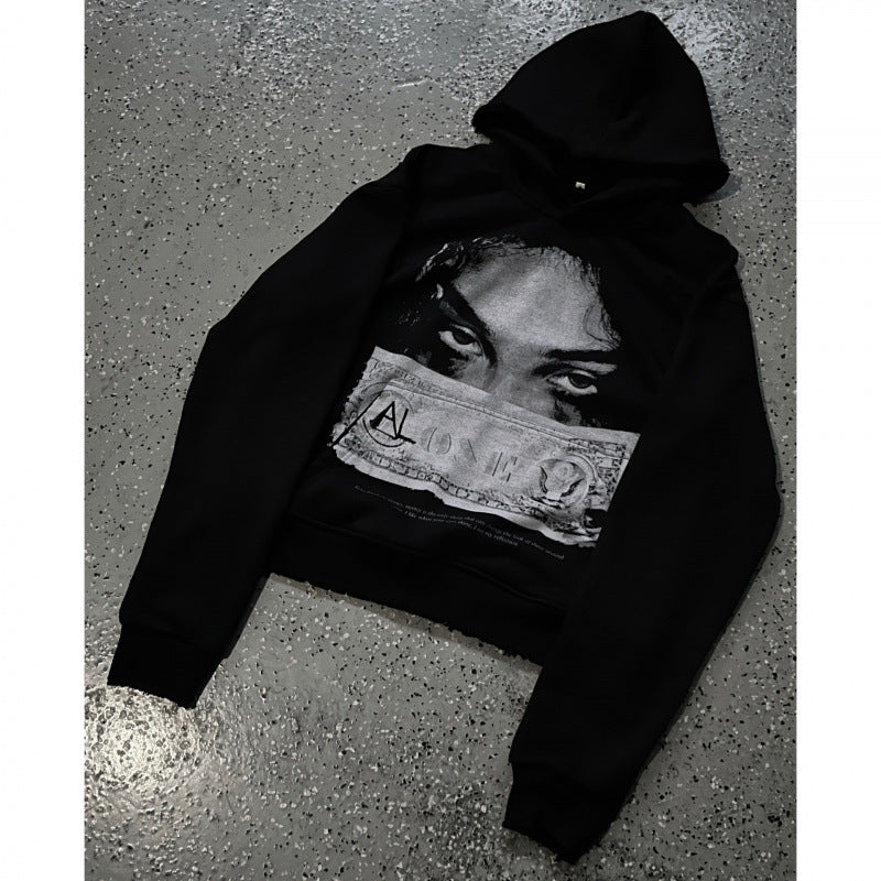 Personalized Dark Printed Hoodie