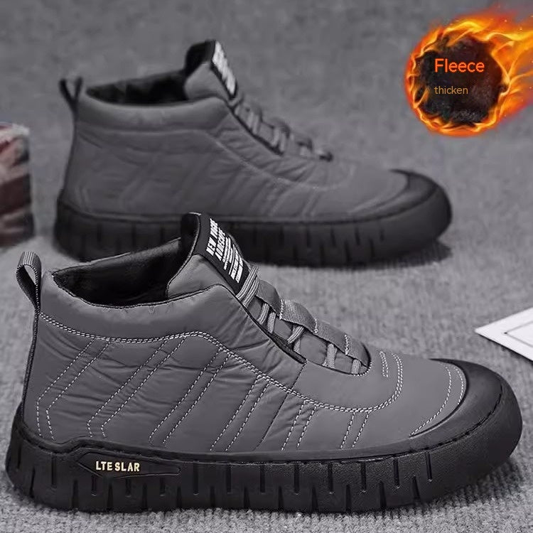 High-top Cotton Shoes Men's Outdoor Cold-resistant Waterproof Non-slip. - PryTheory