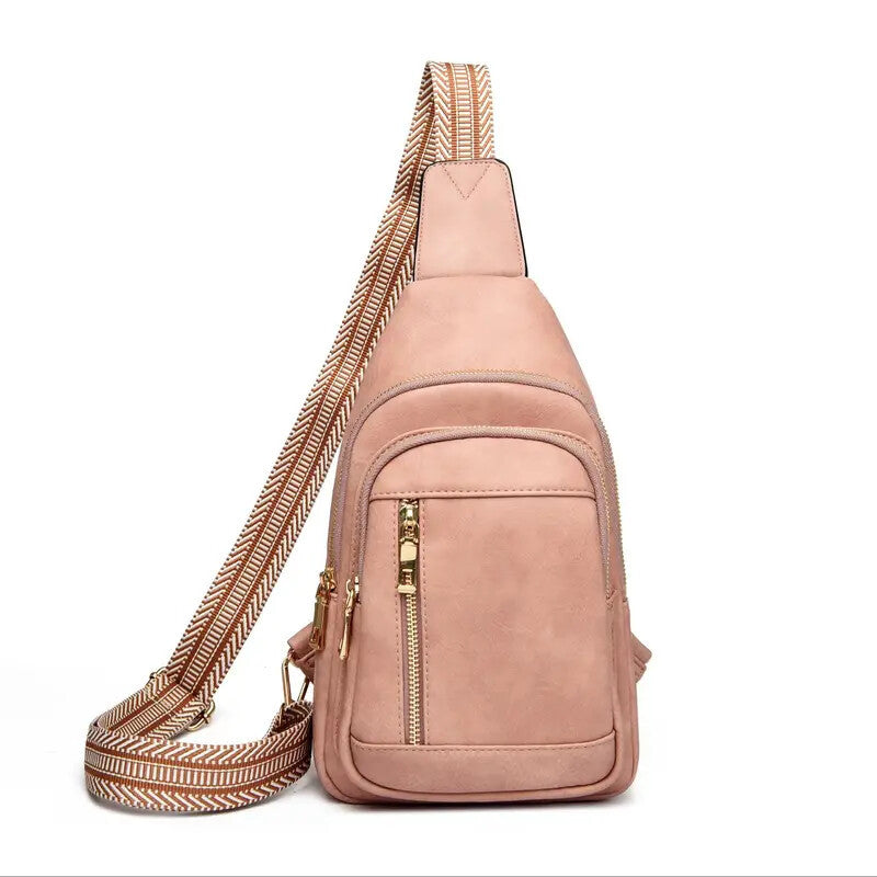 Leather Crossbody Handbag. - PryTheory