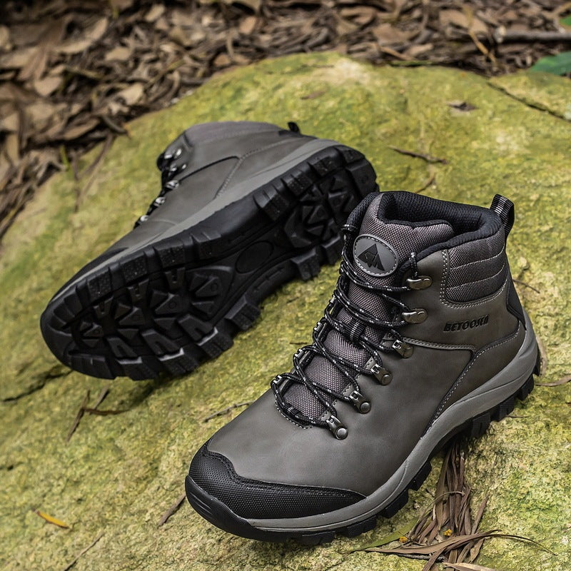Outdoor Waterproof Non-slip Hiking Shoes For High-top Hiking - PryTheory