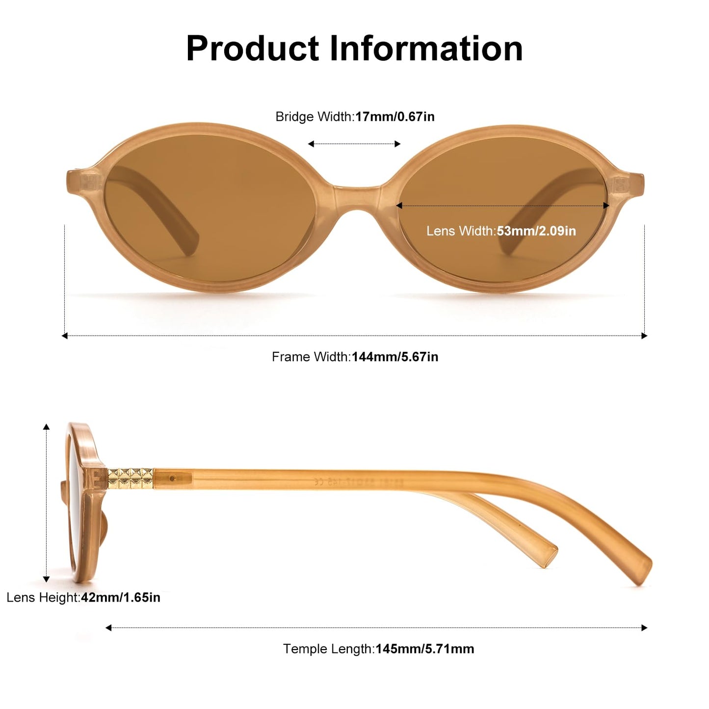 Retro Oval Sunglasses
