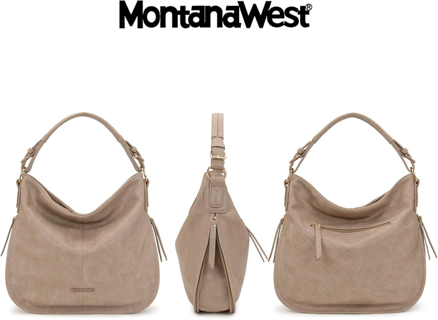 Montana West Hobo Bags for Women Shoulder Purses and Handbags - PryTheory