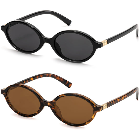 Retro Oval Sunglasses