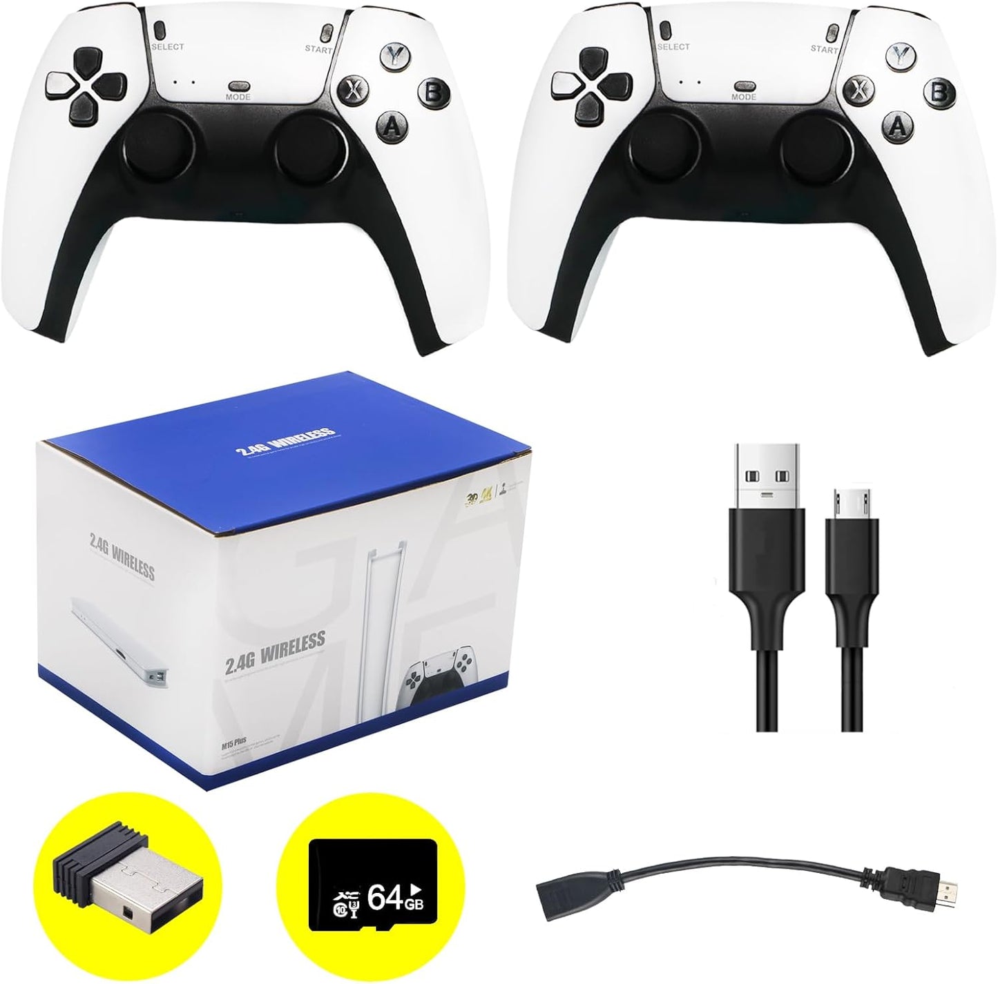 Built in 20000+ Games,23 Classic Emulators, 4K High Definition HDMI