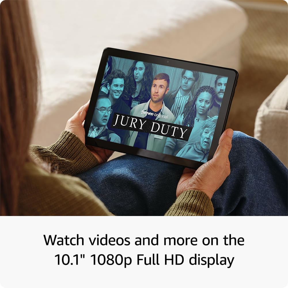 Amazon Fire HD 10 tablet- HD screen- octa core processor- 3 GB RAM- 32 GB