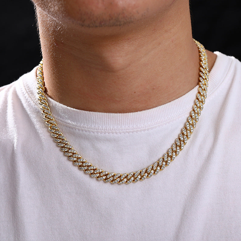 Sterling Silver 8mm Moissanite Necklace. - PryTheory