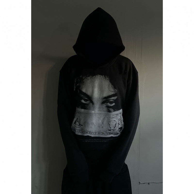 Personalized Dark Printed Hoodie