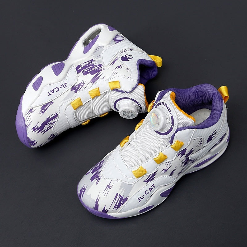 Cushion Rotating Button Running Shoes. - PryTheory