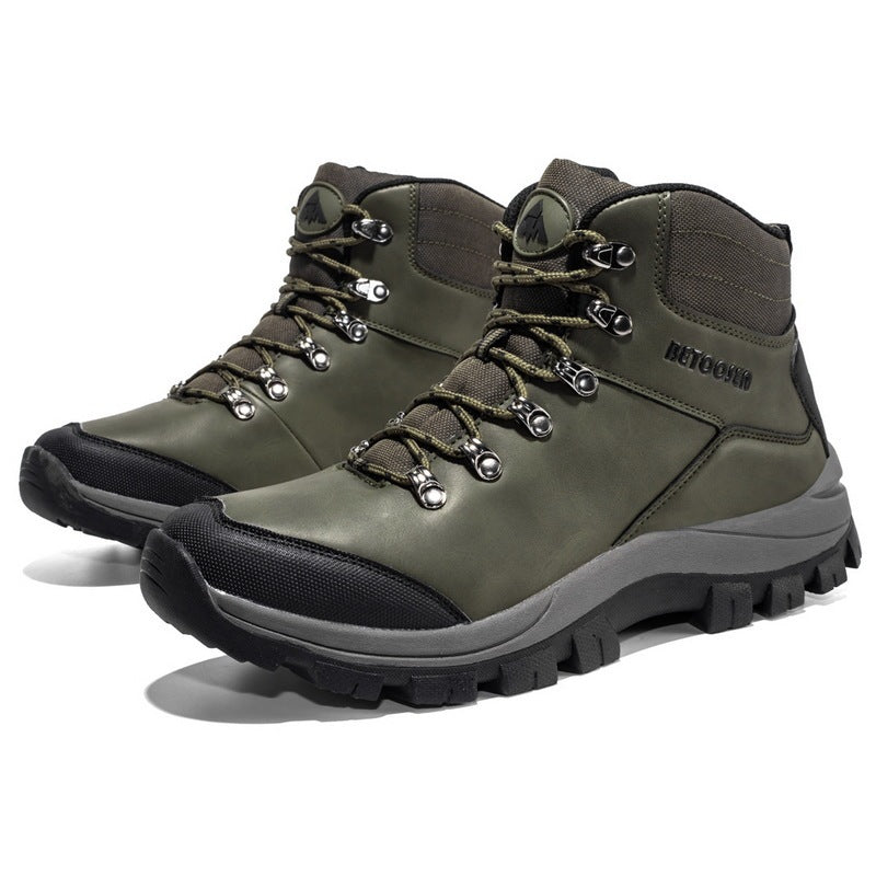 Outdoor Waterproof Non-slip Hiking Shoes For High-top Hiking - PryTheory