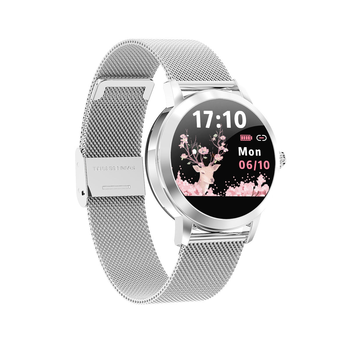 Smart Watch Round Bluetooth Paired Pedometer Heart Rate. - PryTheory