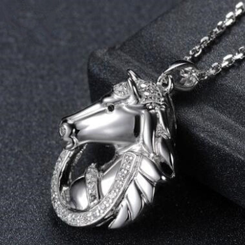 Horse To Success Natal Zodiac Patron Saint Necklace. - PryTheory