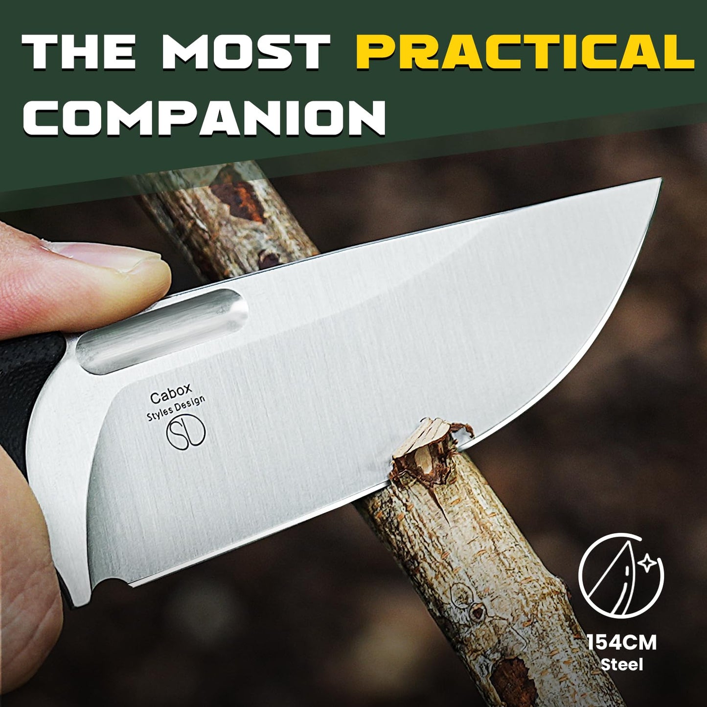 Kizer Cabox Fixed Blade Knife 1048A3