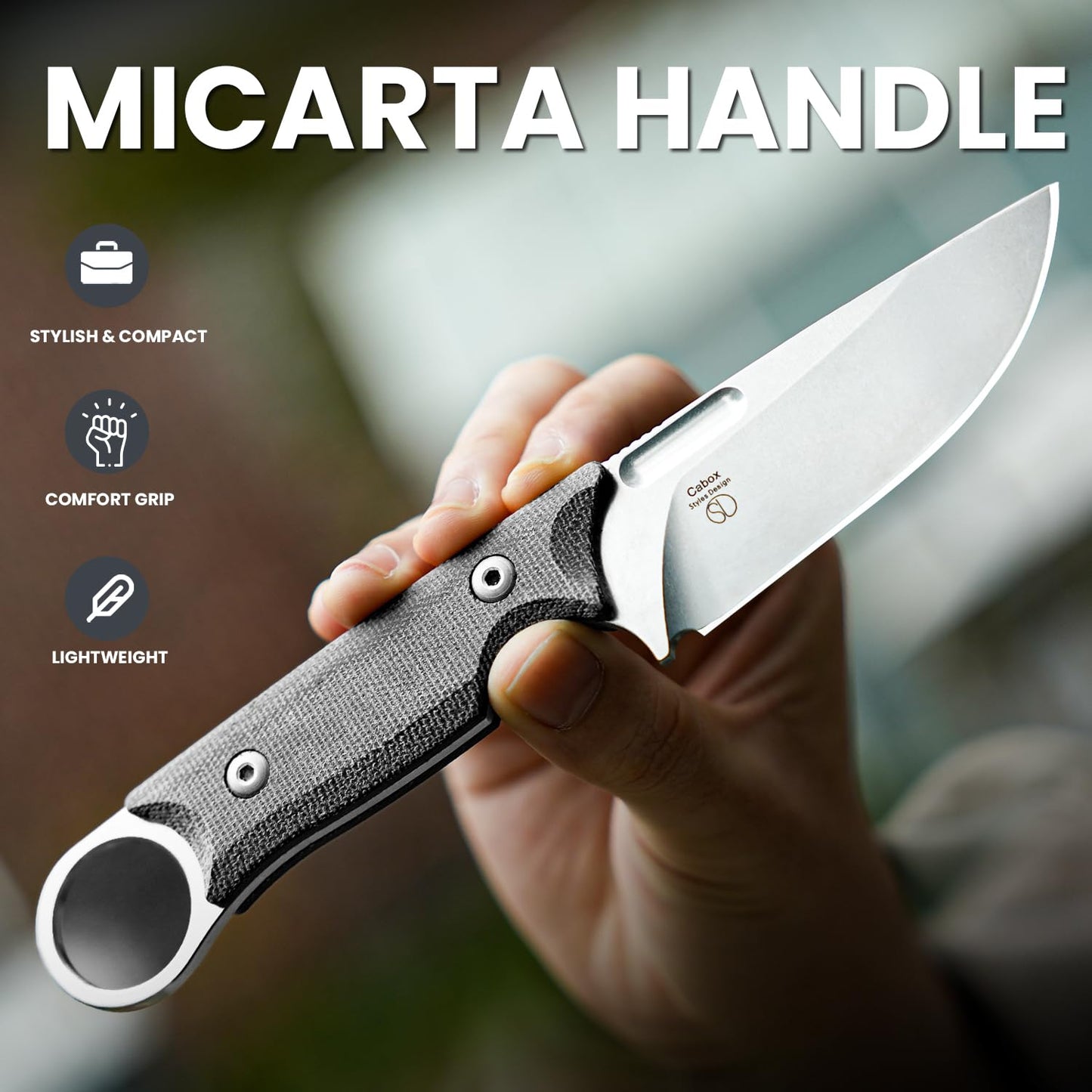 Kizer Cabox Fixed Blade Knife 1048A3